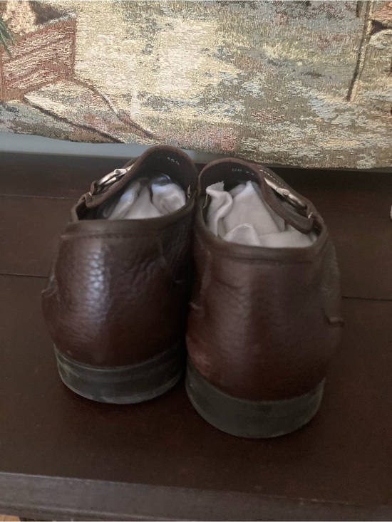 Salvatore Ferragamo Magnifico brown leather loafers with dust bags